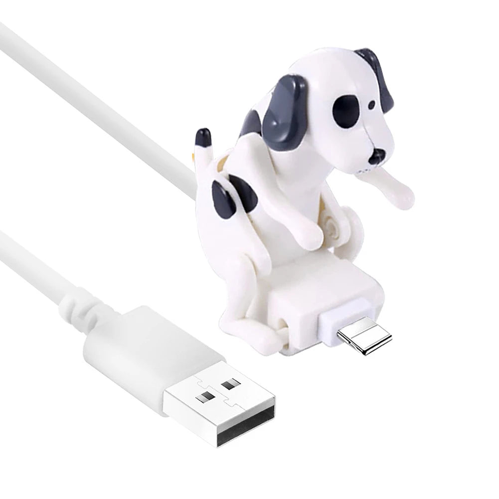 Funny Humping Dog Fast Charger Micro Usb/Ios/Type-C Charging Cable for Apple Android Phone Charger Data Line Decompression Toys