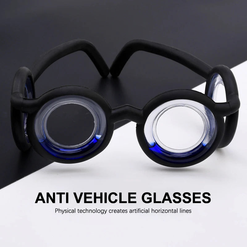 Hot Sale Anti-Motion Sickness Liquid Glasses Portable Lensless Driving Sickness Goggles Anti-Sickness Glasses for Children Adult